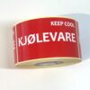 Varseletikett Kjølevare Keep Cool