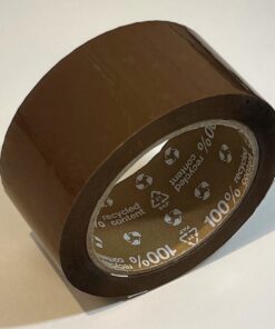 Eco+100 Pakketape 50mm 66m Ekstra Lim 28my Brun