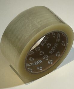 Eco+100 Pakketape 50mm 66m Ekstra Lim 28my Klar