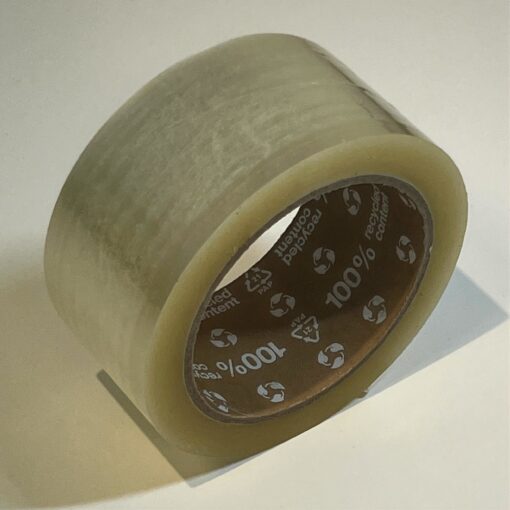 Eco+100 Pakketape 50mm 66m Ekstra Lim 28my Klar