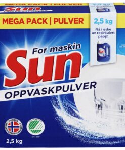 Maskinoppvask SUN pulver 2,5kg