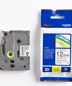 Tekstetape Brother TZe-231 12mmx8m sort/hvit